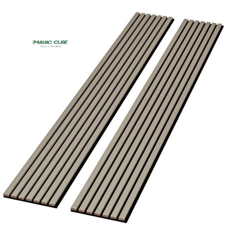 Grey Oak Slat Wall